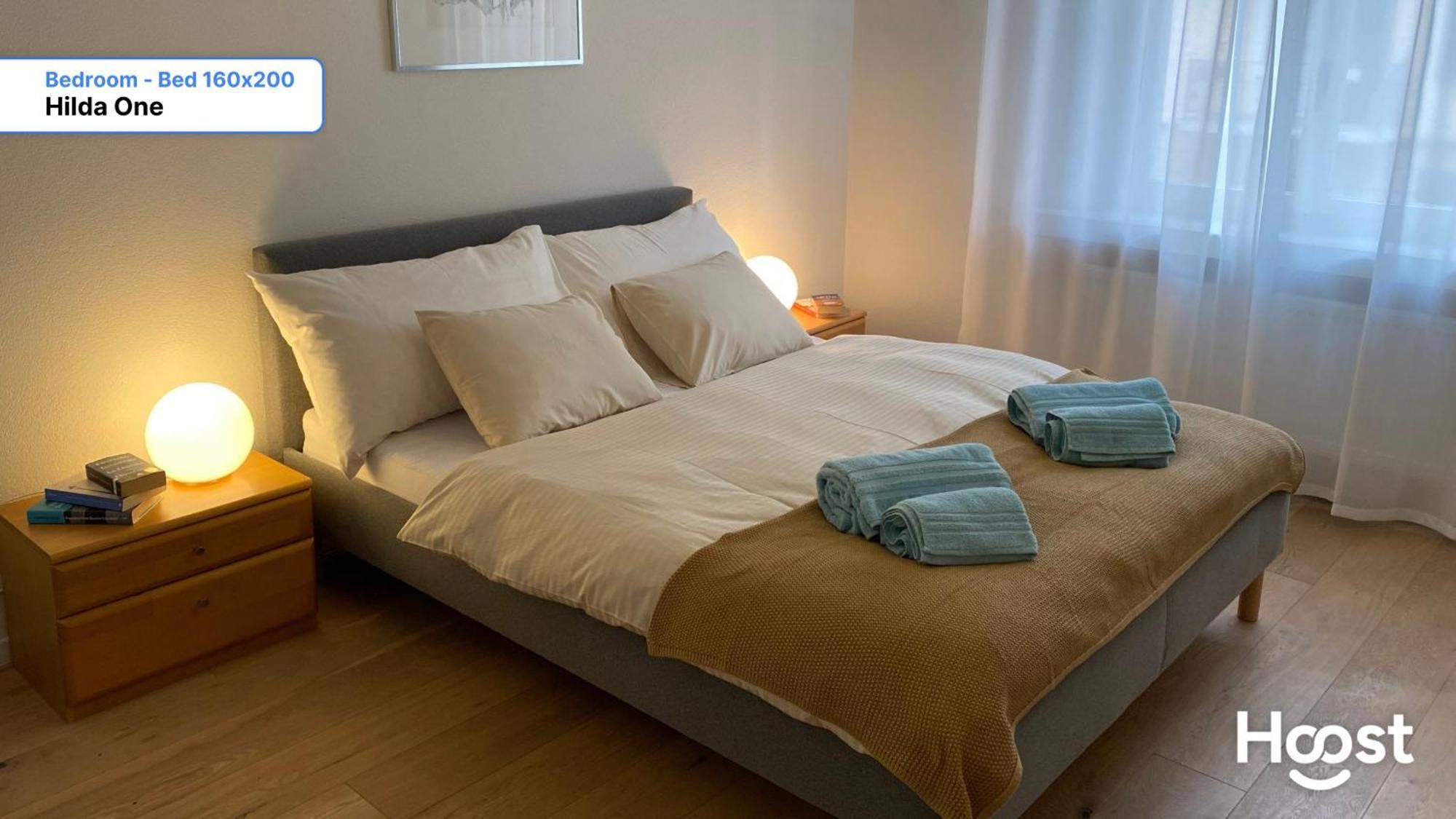 H1 With 4,5 Room, Bathroom, Kitchen, Central, Quiet & Modern With Office Zurique Exterior foto