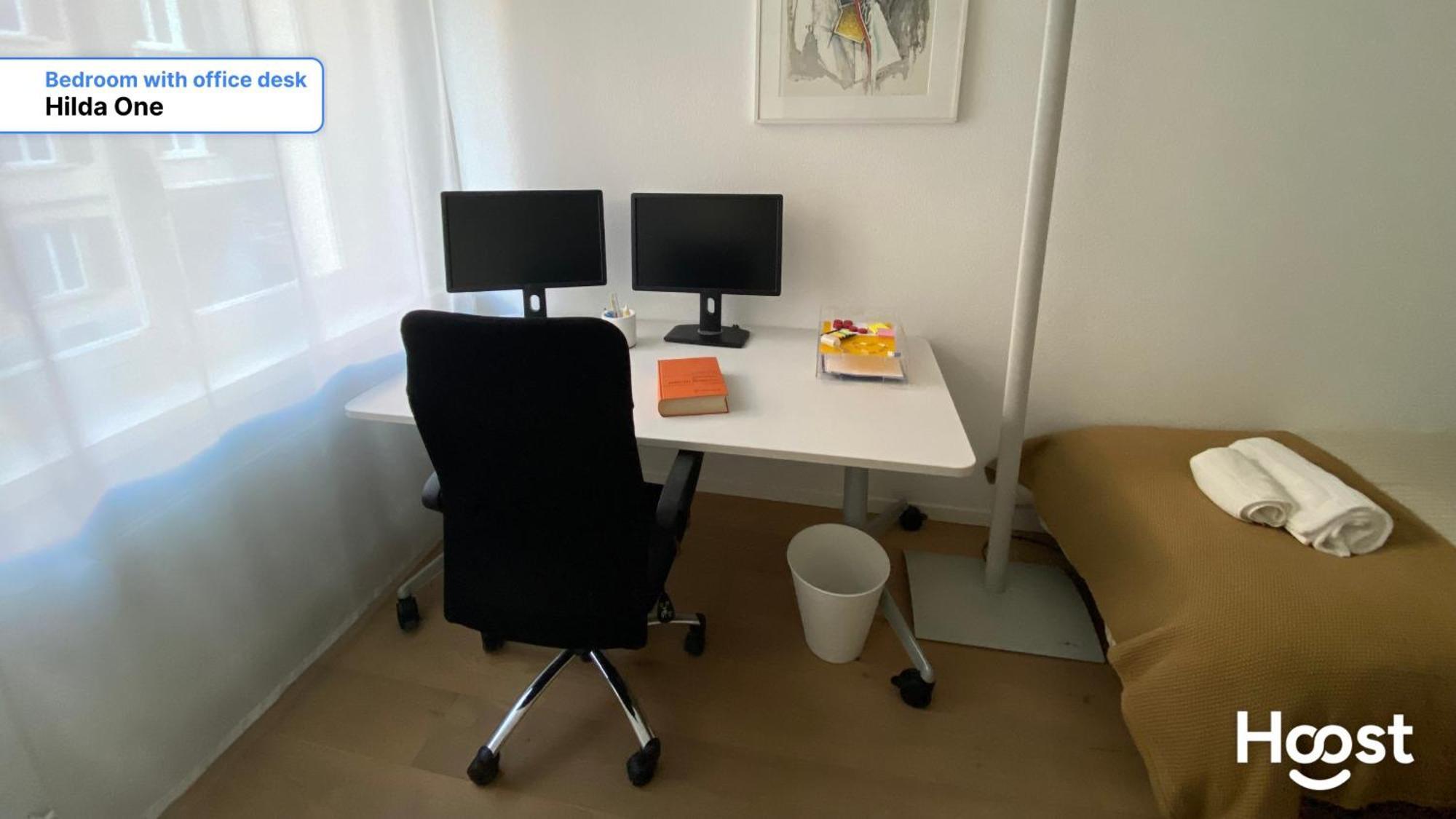H1 With 4,5 Room, Bathroom, Kitchen, Central, Quiet & Modern With Office Zurique Exterior foto