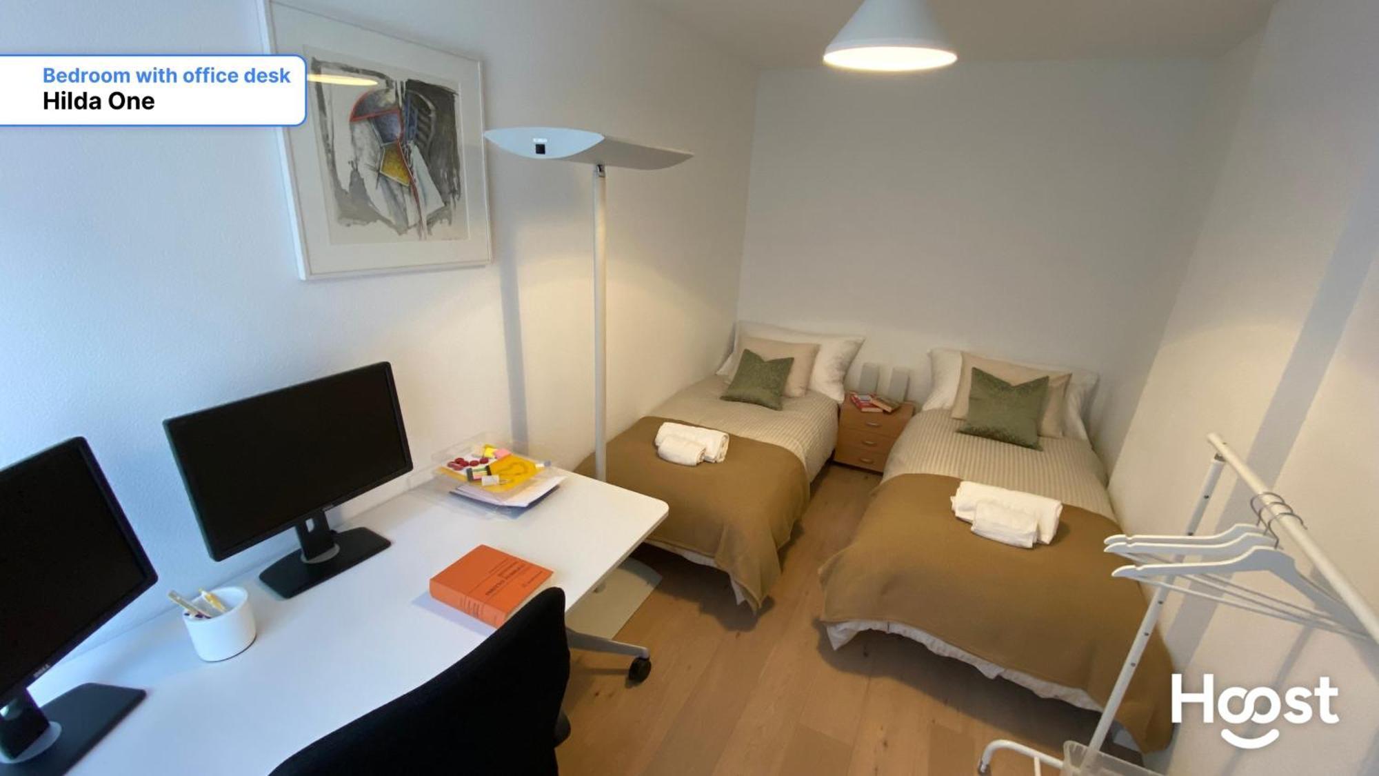 H1 With 4,5 Room, Bathroom, Kitchen, Central, Quiet & Modern With Office Zurique Exterior foto