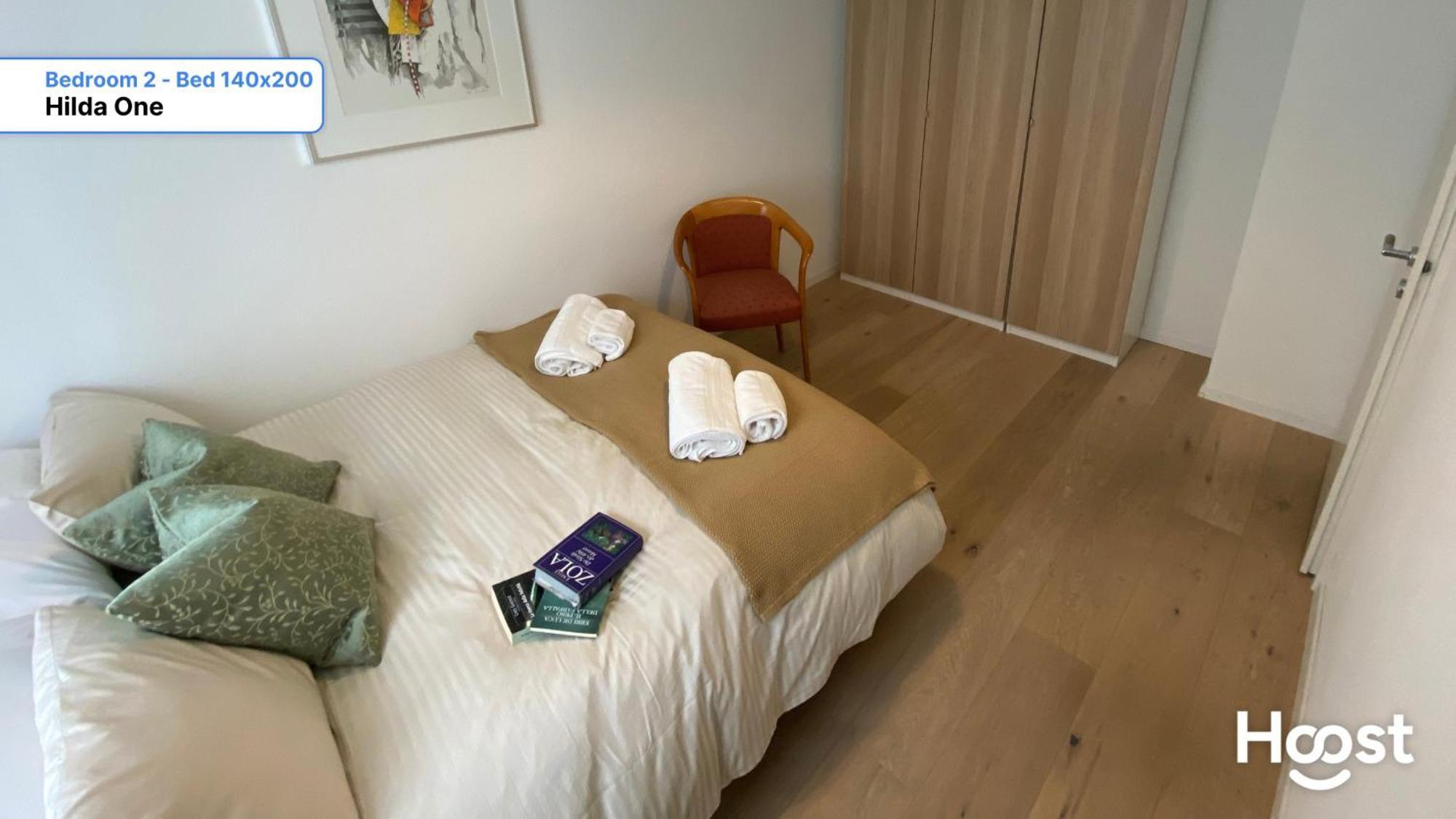 H1 With 4,5 Room, Bathroom, Kitchen, Central, Quiet & Modern With Office Zurique Exterior foto